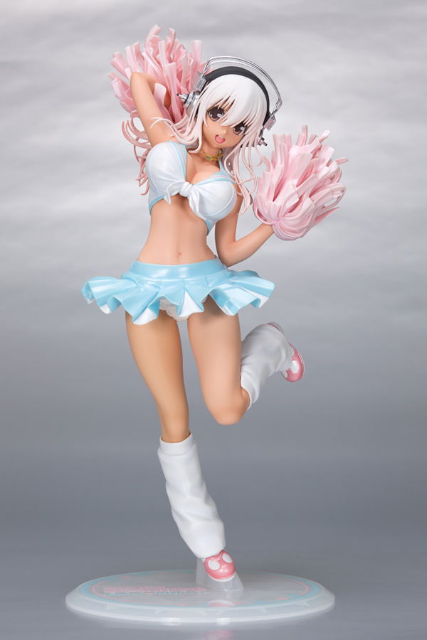 Super Sonico 1/6 Scale Pre-Painted Figure: Super Sonico Cheerleader Ver. Sun Kissed (Re-run) image 1