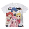 Anime Bocchi The Rock! - Kessoku Band Full Graphic T-shirt (White | Size XL) thumbnail 1