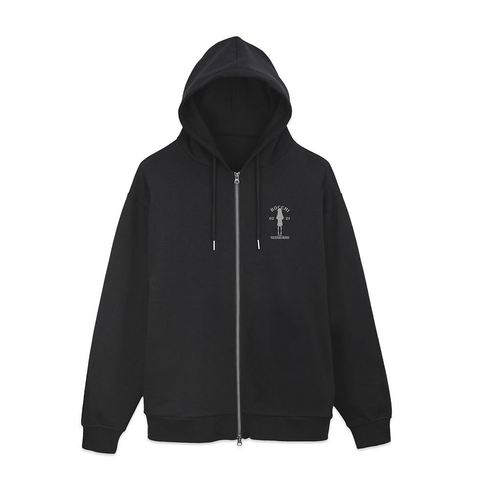Anime Bocchi The Rock! - Bocchi-chan's Autograph Zip Hoodie (Black