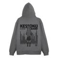 Anime Bocchi The Rock! - Gotoh Hitori Zip Hoodie (Mix Gray | Size M) thumbnail 1