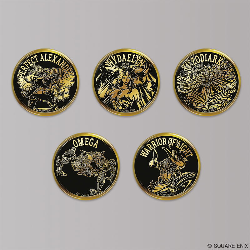 Final Fantasy XIV Golden Badge Collection (Set of 10 Pieces) image 2