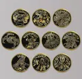 Final Fantasy XIV Golden Badge Collection (Set of 10 Pieces) thumbnail 1
