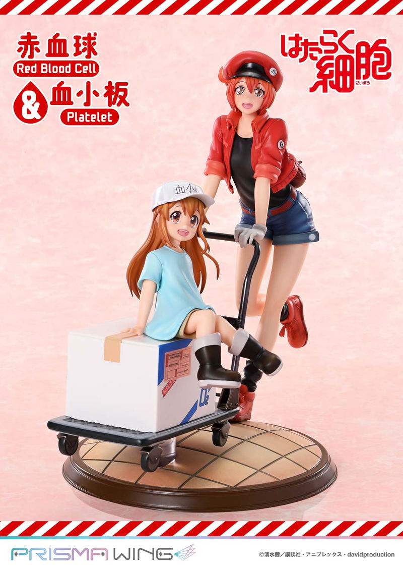 Prisma Wing Cells at Work Pre-Painted Figure: Red Blood Cell & Platelet image 1