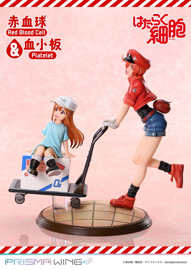 Prisma Wing Cells at Work Pre-Painted Figure: Red Blood Cell & Platelet image 2