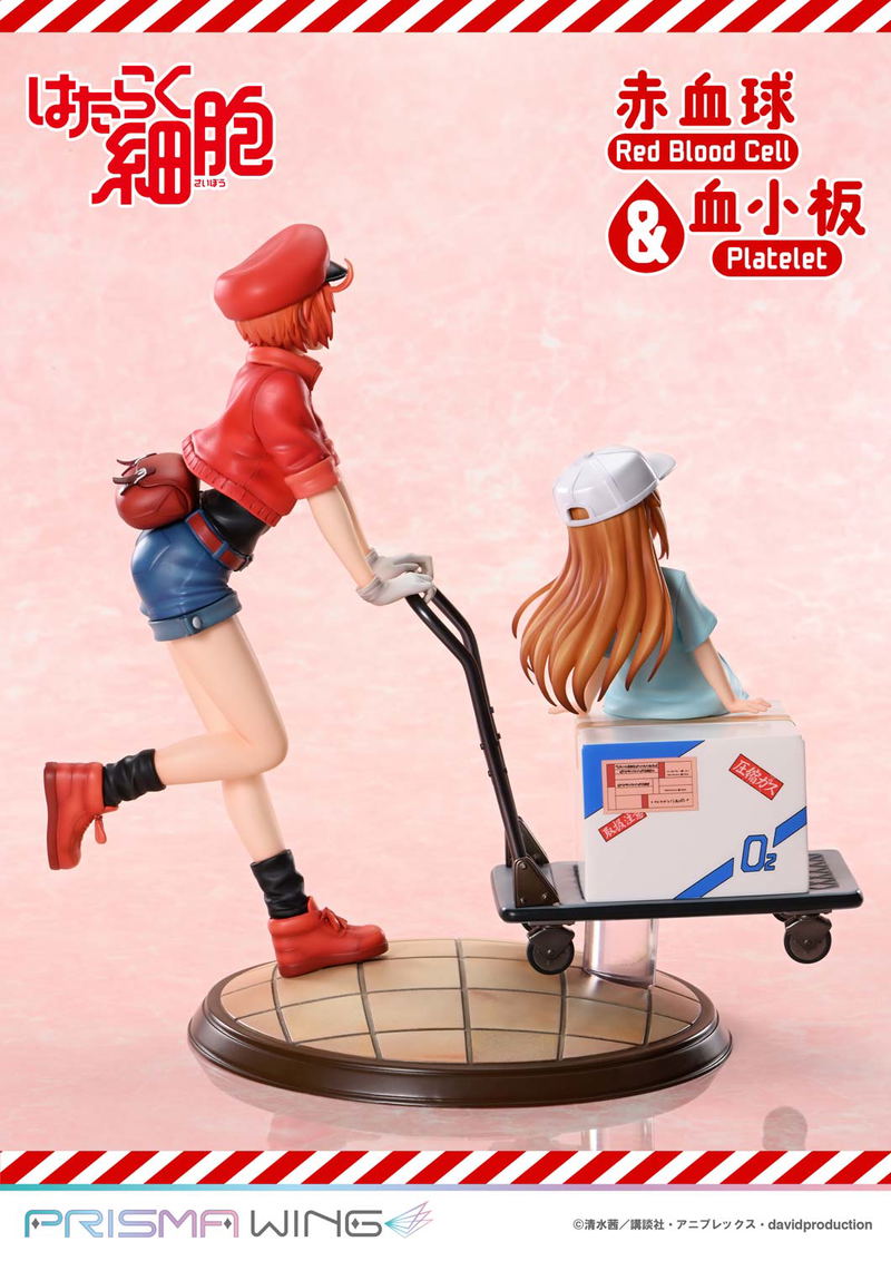 Prisma Wing Cells at Work Pre-Painted Figure: Red Blood Cell & Platelet image 4