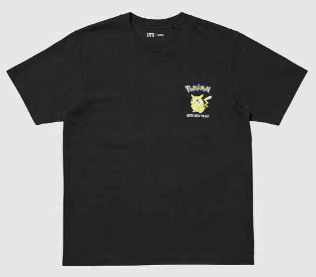 UT Pokémon Graphic T-Shirt (Black | Size M) image 1