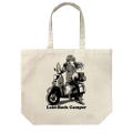 Yuru Camp Season 3 - Original Illustration Of Shima Rin Large Tote Bag Taking A Break On The Bike Ver. (Natural) thumbnail 1
