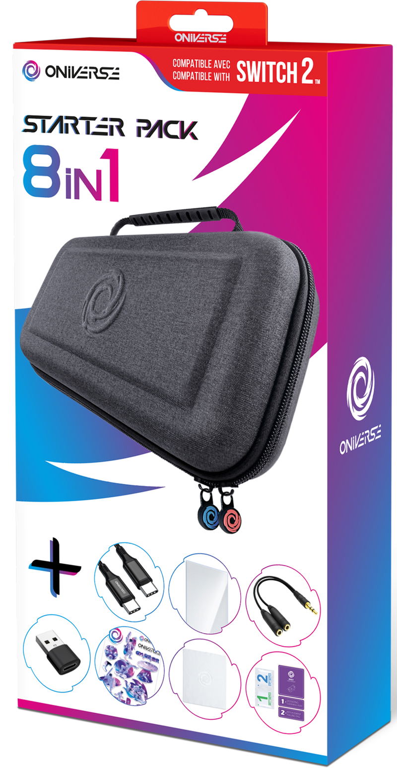 Oniverse 8-in-1 Starter Pack Protect & Carry Case for Nintendo Switch 2 image 1