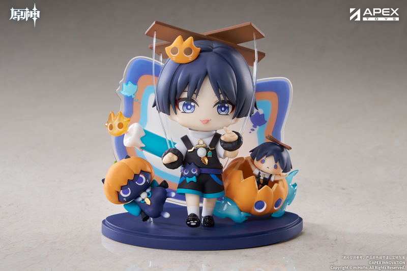 Genshin Impact Twilight Whimsy Series Chibi Chara Figure Wanderer image 1
