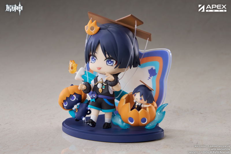 Genshin Impact Twilight Whimsy Series Chibi Chara Figure Wanderer image 2