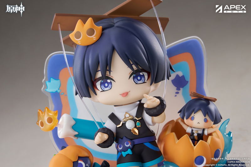 Genshin Impact Twilight Whimsy Series Chibi Chara Figure Wanderer image 3