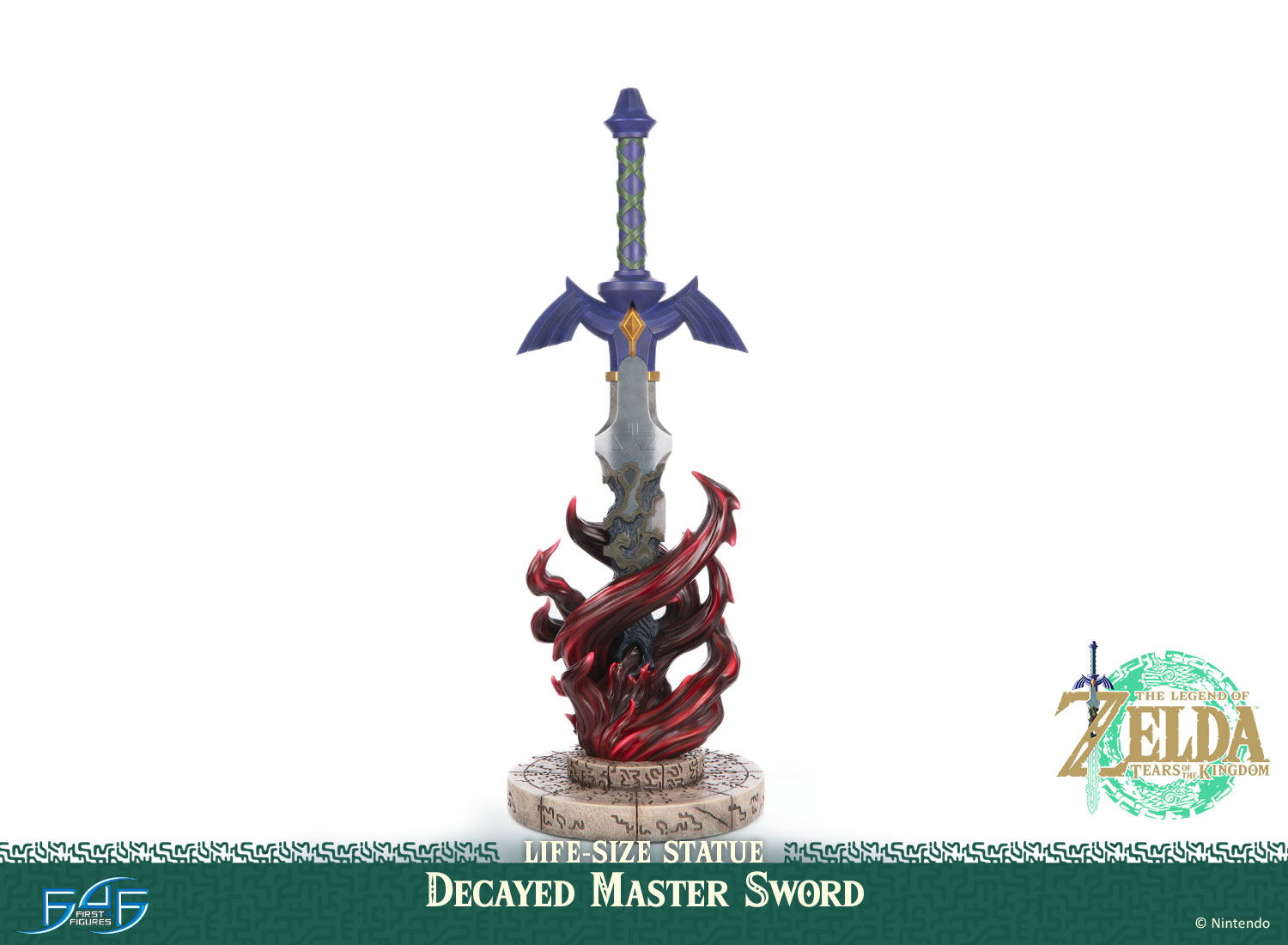 The Legend of Zelda: Tears of the Kingdom Decayed Master Sword Life-Size Statue [Standard Edition]