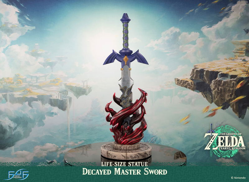 The Legend of Zelda: Tears of the Kingdom Decayed Master Sword Life-Size Statue [Standard Edition] image 12