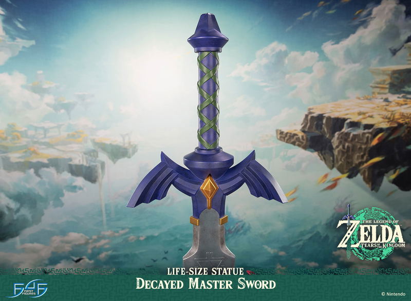 The Legend of Zelda: Tears of the Kingdom Decayed Master Sword Life-Size Statue [Standard Edition] image 14