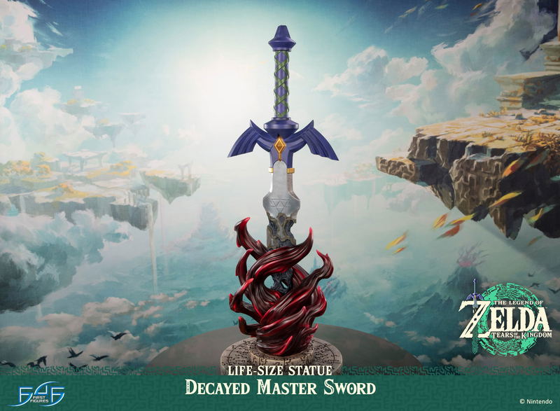 The Legend of Zelda: Tears of the Kingdom Decayed Master Sword Life-Size Statue [Standard Edition] image 17