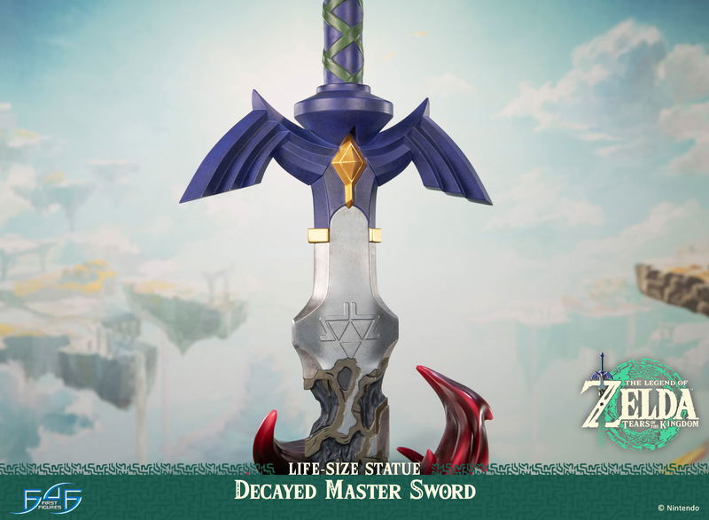 The Legend of Zelda: Tears of the Kingdom Decayed Master Sword Life-Size Statue [Standard Edition] image 19