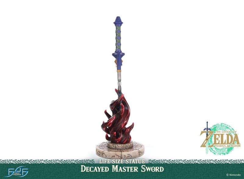 The Legend of Zelda: Tears of the Kingdom Decayed Master Sword Life-Size Statue [Standard Edition] image 3