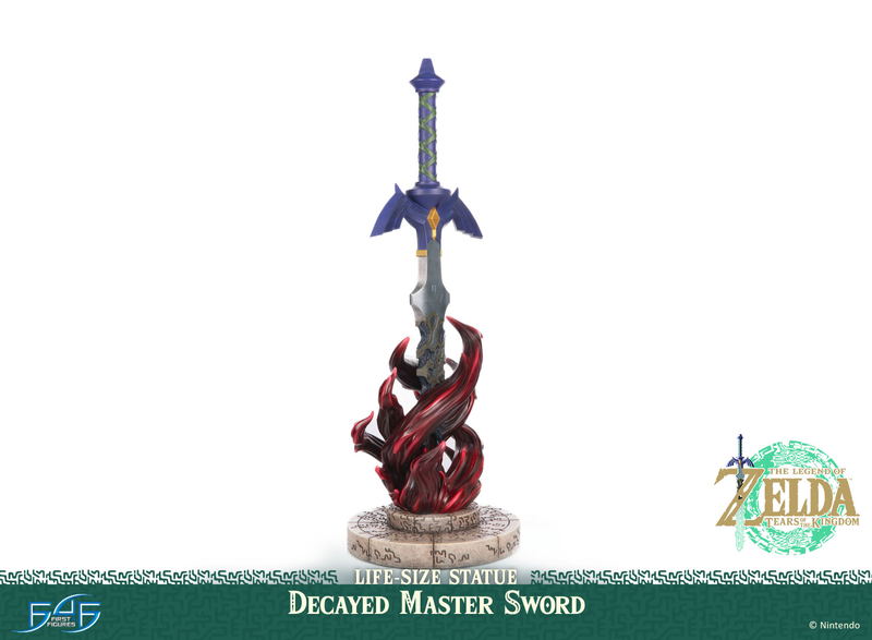 The Legend of Zelda: Tears of the Kingdom Decayed Master Sword Life-Size Statue [Standard Edition] image 4