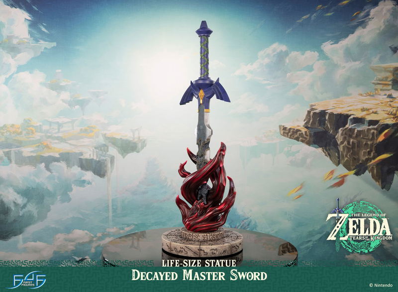 The Legend of Zelda: Tears of the Kingdom Decayed Master Sword Life-Size Statue [Standard Edition] image 5
