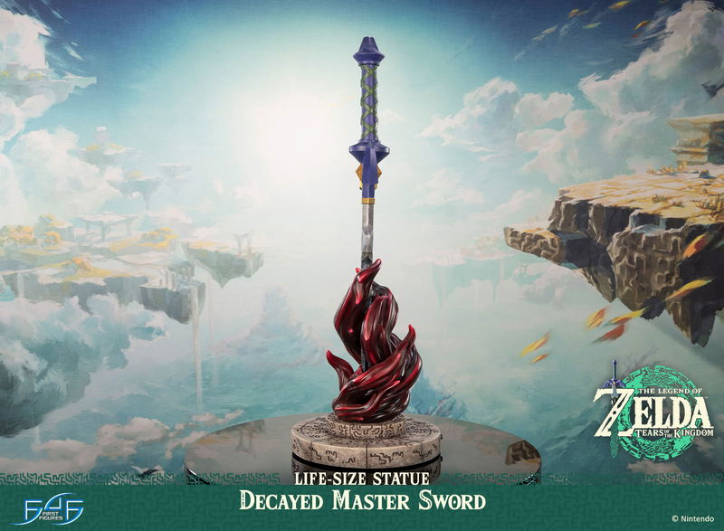 The Legend of Zelda: Tears of the Kingdom Decayed Master Sword Life-Size Statue [Standard Edition] image 6