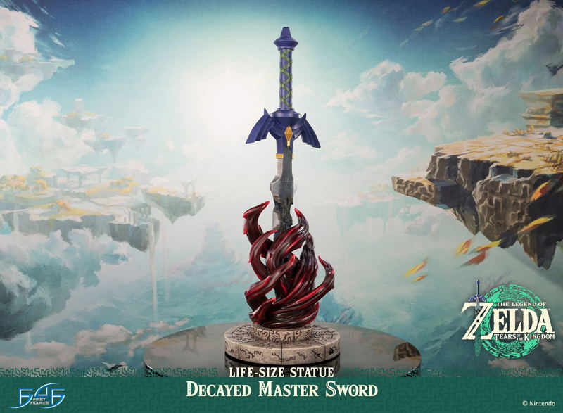 The Legend of Zelda: Tears of the Kingdom Decayed Master Sword Life-Size Statue [Standard Edition] image 7
