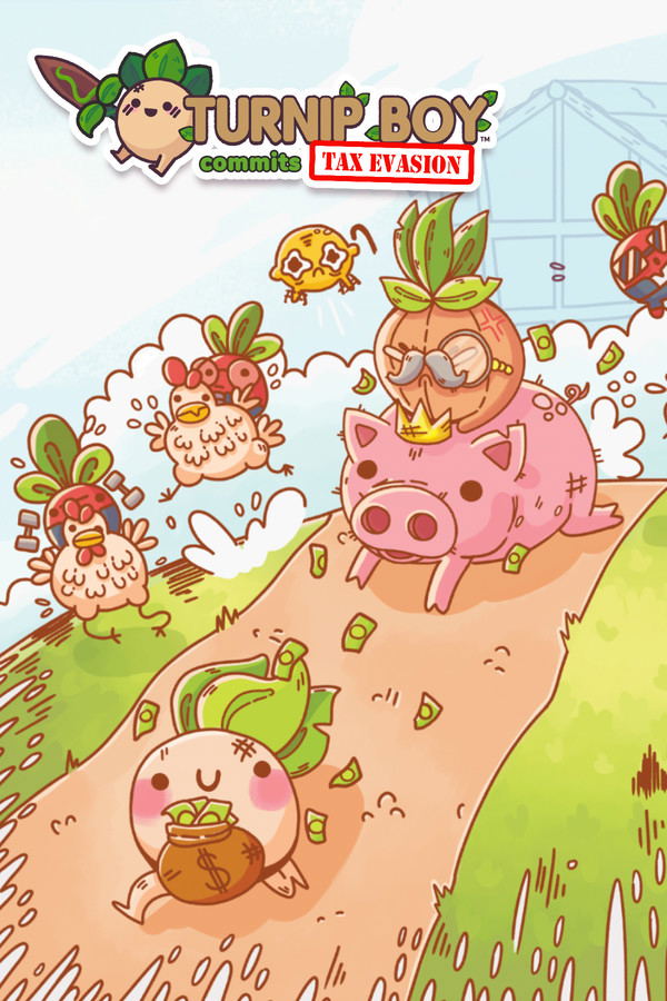 Turnip Boy Commits Tax Evasion <span class="ext" style="background-color: #2a475e; color: #FFFFFF;">STEAM</span> <span class="ext ext_digital">digital</span> image 1