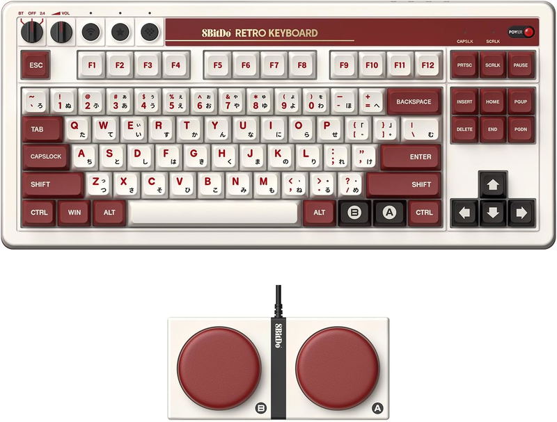 8BitDo Retro Mechanical Keyboard [Fami Edition] image 1