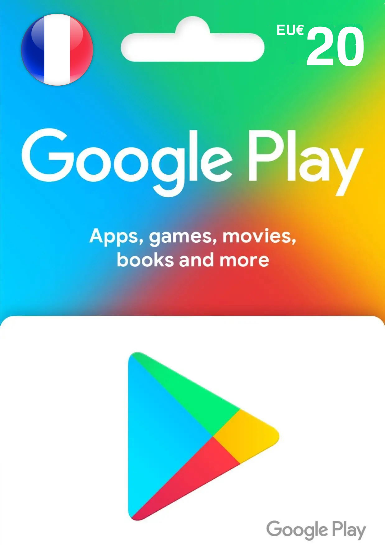 Google Play EUR 20 Gift Card | France Account digital — Import Game Deal