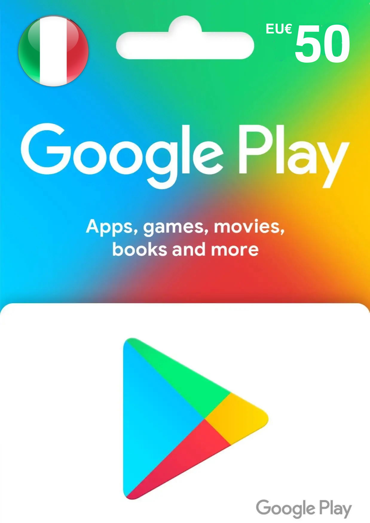 Google Play EUR 50 Gift Card | Italy Account digital — Import Game Deal