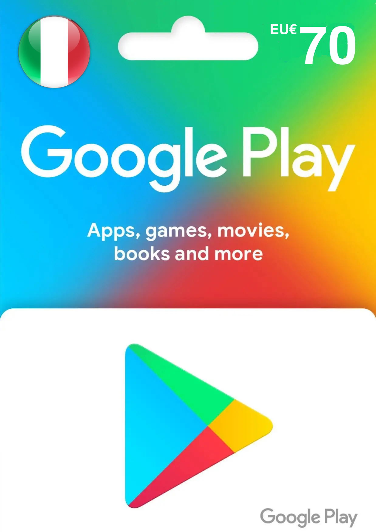 Google Play EUR 70 Gift Card | Italy Account digital — Import Game Deal