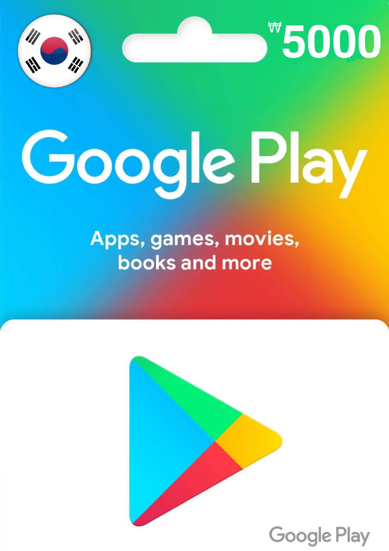 Google Play KRW 5000 Gift Card | South Korea Account <span class="ext ext_digital">digital</span> image 1