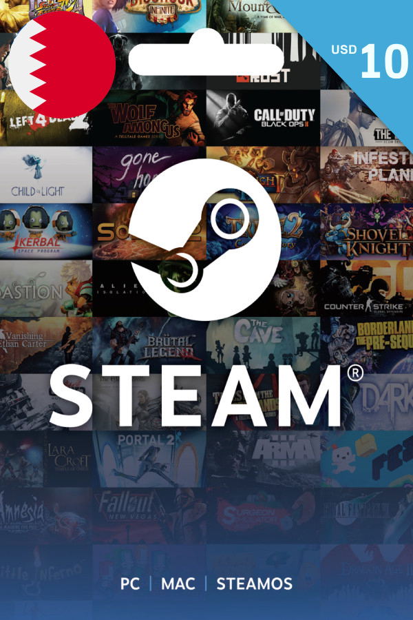 Steam Gift Card (USD 10 | For Bahrain Currency Only) <span class="ext" style="background-color: #2a475e; color: #FFFFFF;">STEAM</span> <span class="ext ext_digital">digital</span> image 1