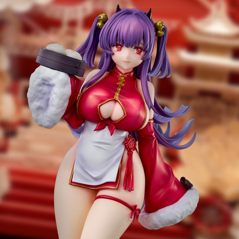 Original Character 1/6 Scale Pre-Painted Figure: Xin Illustration Kamijo Yuri Chinese Dim Sum Restaurant Ver. image 13