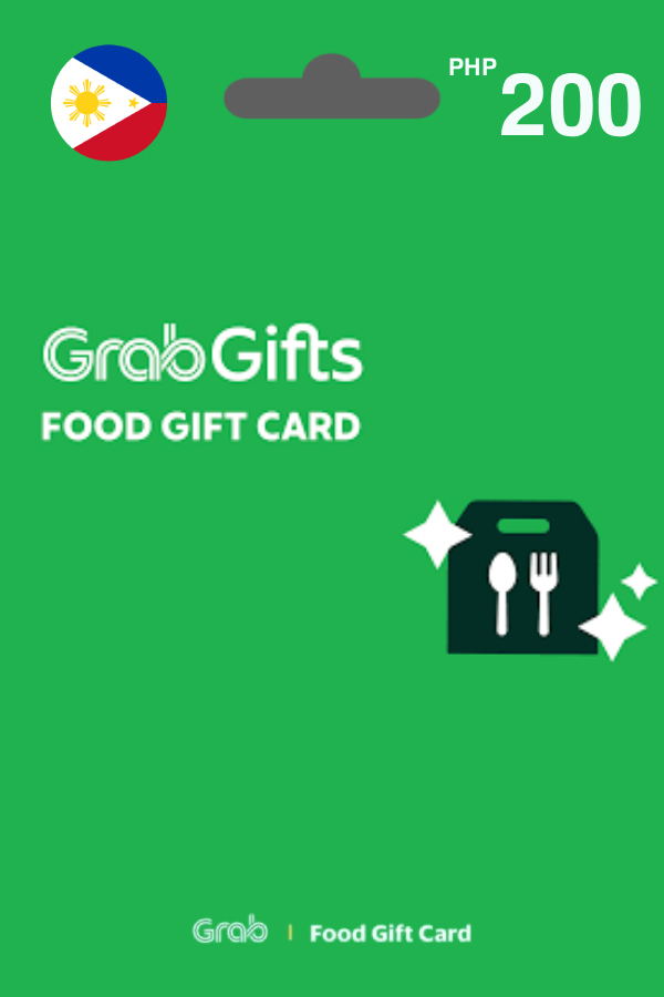 GrabFood Gift Card 200 PHP | Philippines Account digital — Import Game Deal