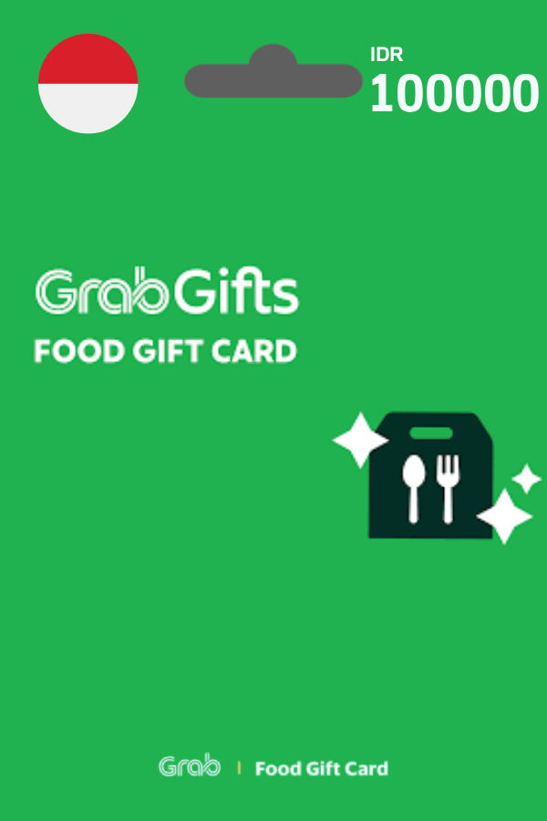 GrabFood Gift Card 100,000 IDR | Indonesia Account digital — Import Game Deal