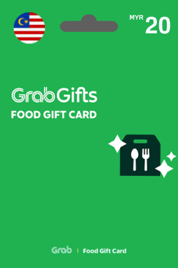 GrabFood Gift Card 20 MYR | Malaysia Account digital — Import Game Deal