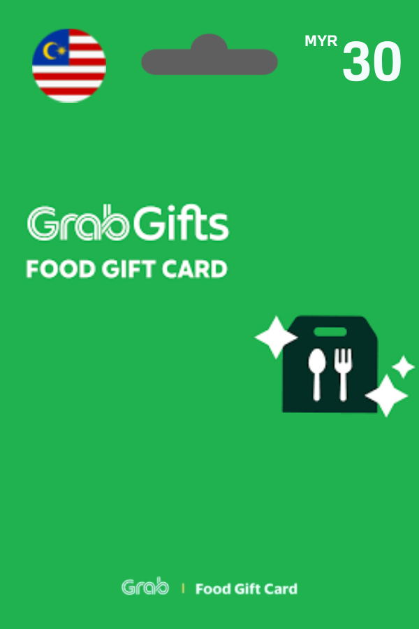 GrabFood Gift Card 30 MYR | Malaysia Account digital — Import Game Deal