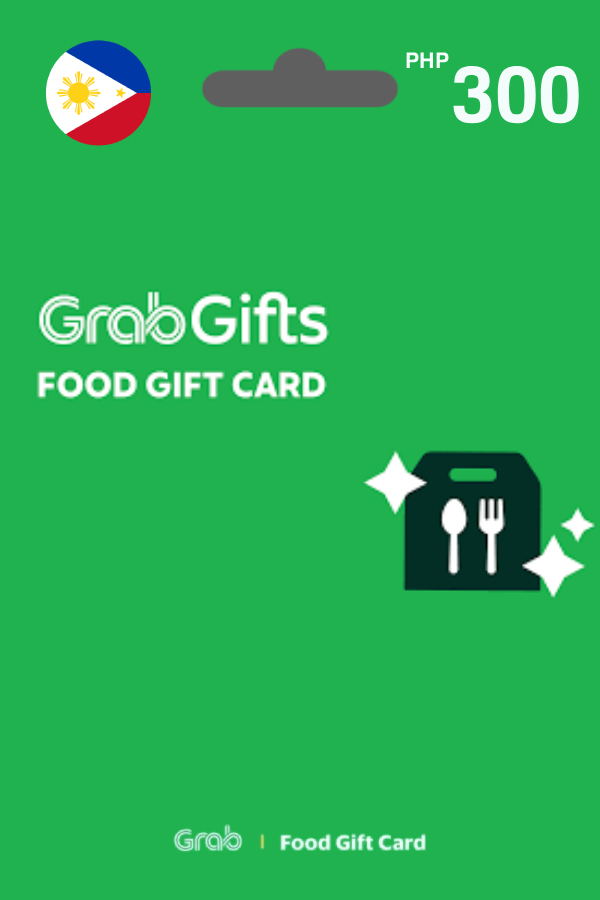 GrabFood Gift Card 300 PHP | Philippines Account digital — Import Game Deal