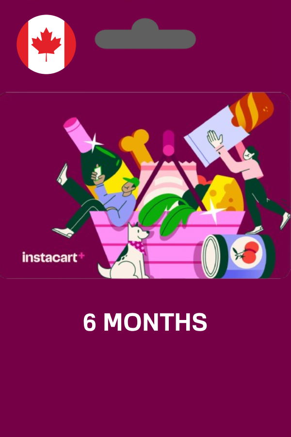 Instacart+ 6 Month Membership | Canada Account digital — Import Game Deal