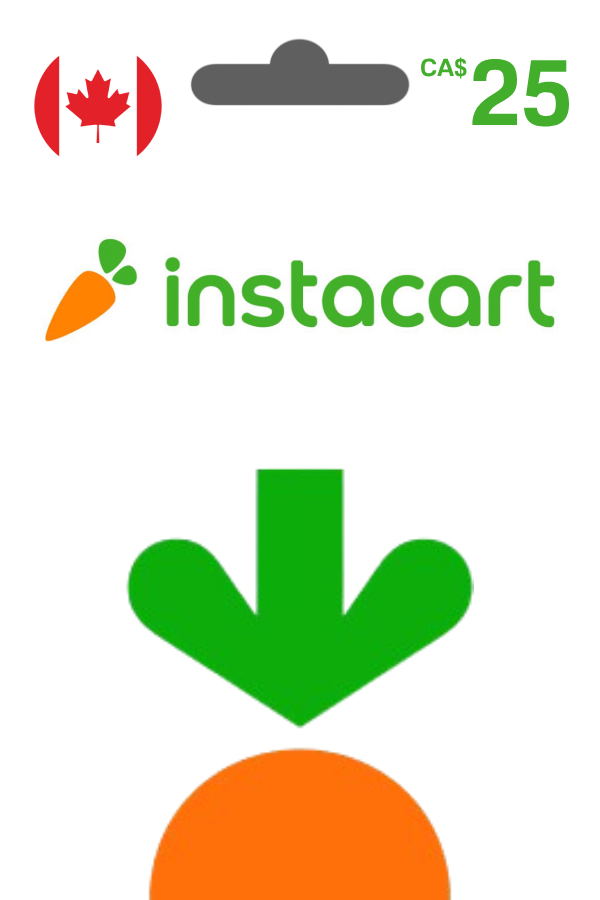 Instacart Gift Card 25 CAD | Canada Account image 1