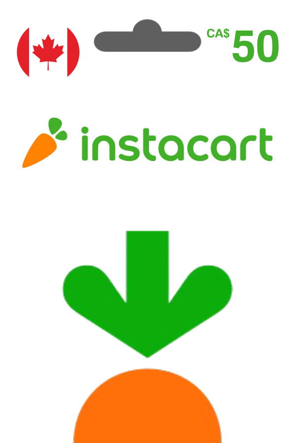 Instacart Gift Card 50 CAD | Canada Account digital — Import Game Deal