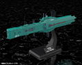 Legend of the Galactic Heroes 1/3000 Scale Plastic Model Kit: Free Planets Alliance 13th Fleet Flagship Hyperion thumbnail 2