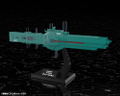 Legend of the Galactic Heroes 1/3000 Scale Plastic Model Kit: Free Planets Alliance 13th Fleet Flagship Hyperion thumbnail 4