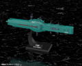 Legend of the Galactic Heroes 1/3000 Scale Plastic Model Kit: Free Planets Alliance 13th Fleet Flagship Hyperion thumbnail 6