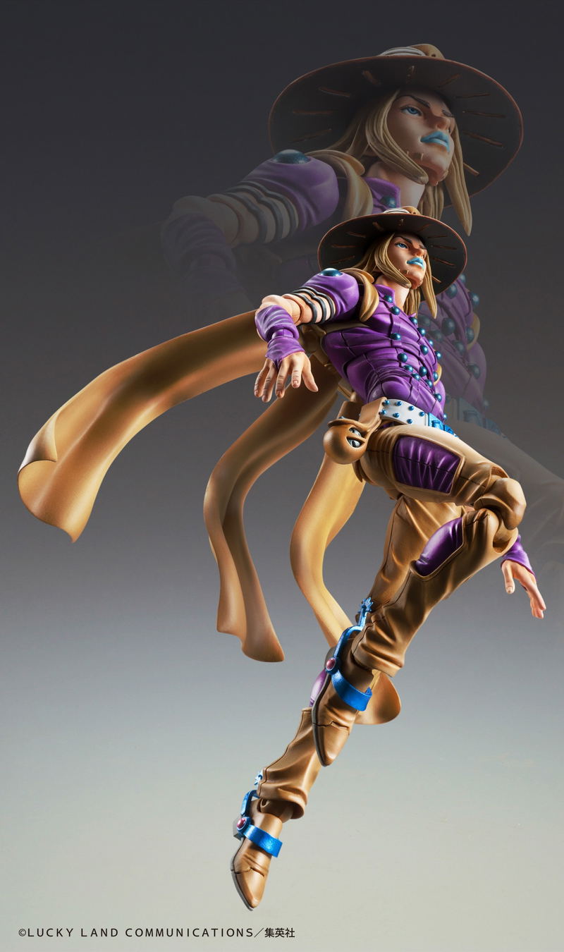 Super Action Statue JoJo's Bizarre Adventure Part VII Steel Ball Run: Gyro Zeppeli Ver. 1.5 (Re-run) image 6