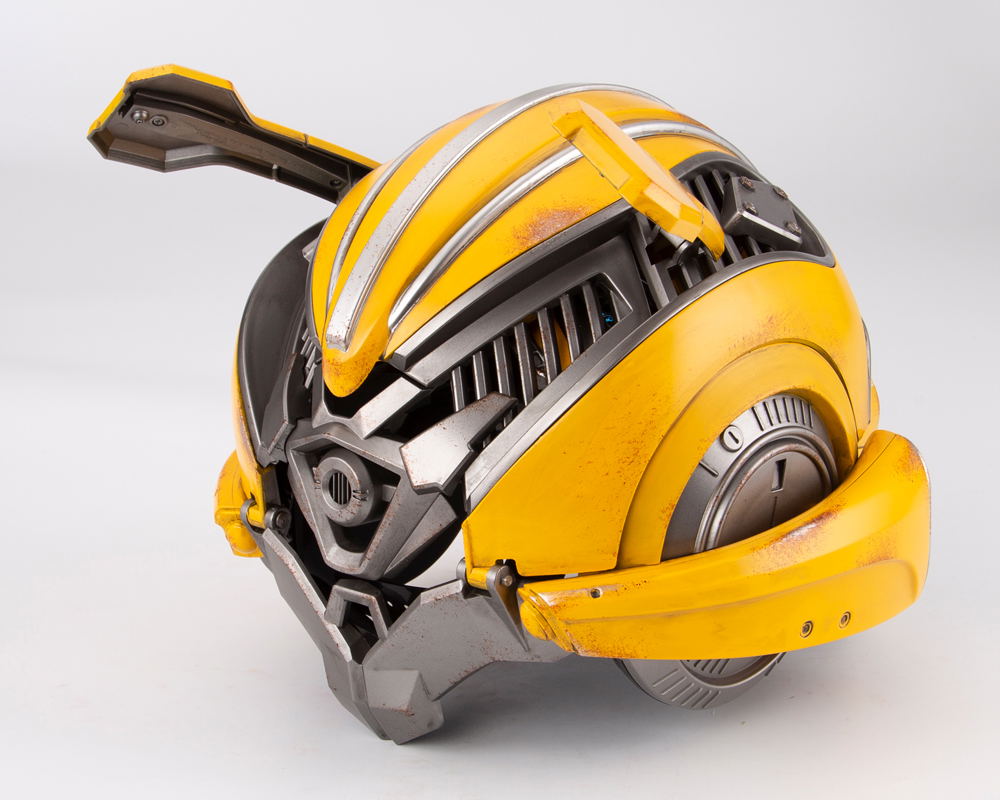 bumble bee motorcycle helmet Moto Loot Cover for Helmet Fun Rides and Gifts (Cover Only. Helmet Not Included) switching between normal mode and battle mode. Transformers Bumblebee Wearable Helmet (Bumblebee)