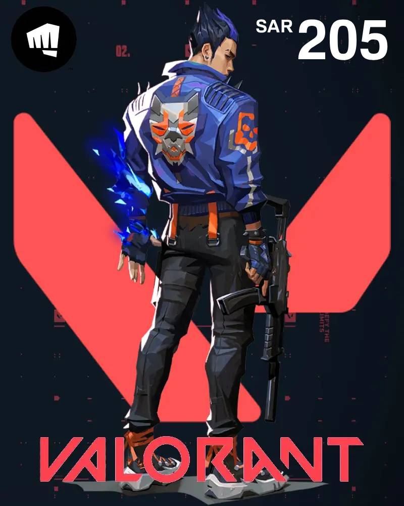 Valorant Gift Card SAR 205 | Saudi Arabia Account digital — Import Game Deal