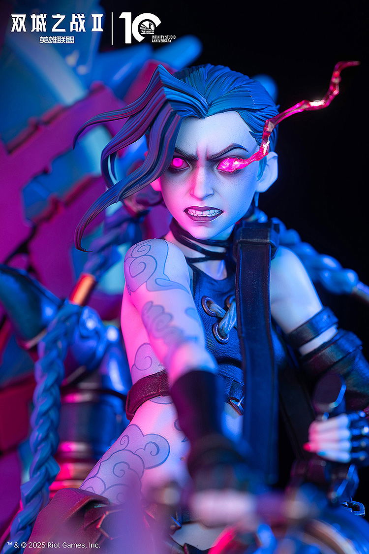 Arcane Season 2 1/4 Scale Pre-Painted Figure: Infinity Studio x Arcane Jinx image 5