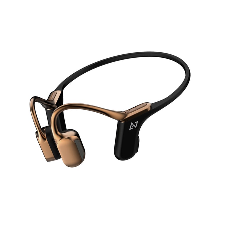 AVIOT WB-E1M Bone Conduction Bluetooth Headset (Gold) image 1