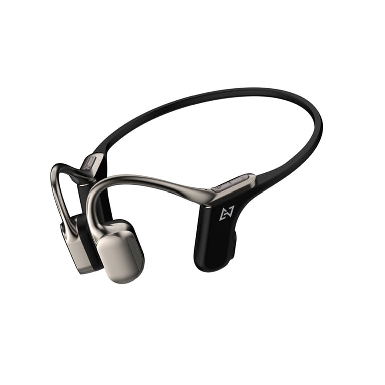 AVIOT WB-E1M Bone Conduction Bluetooth Headset (Silver) image 1